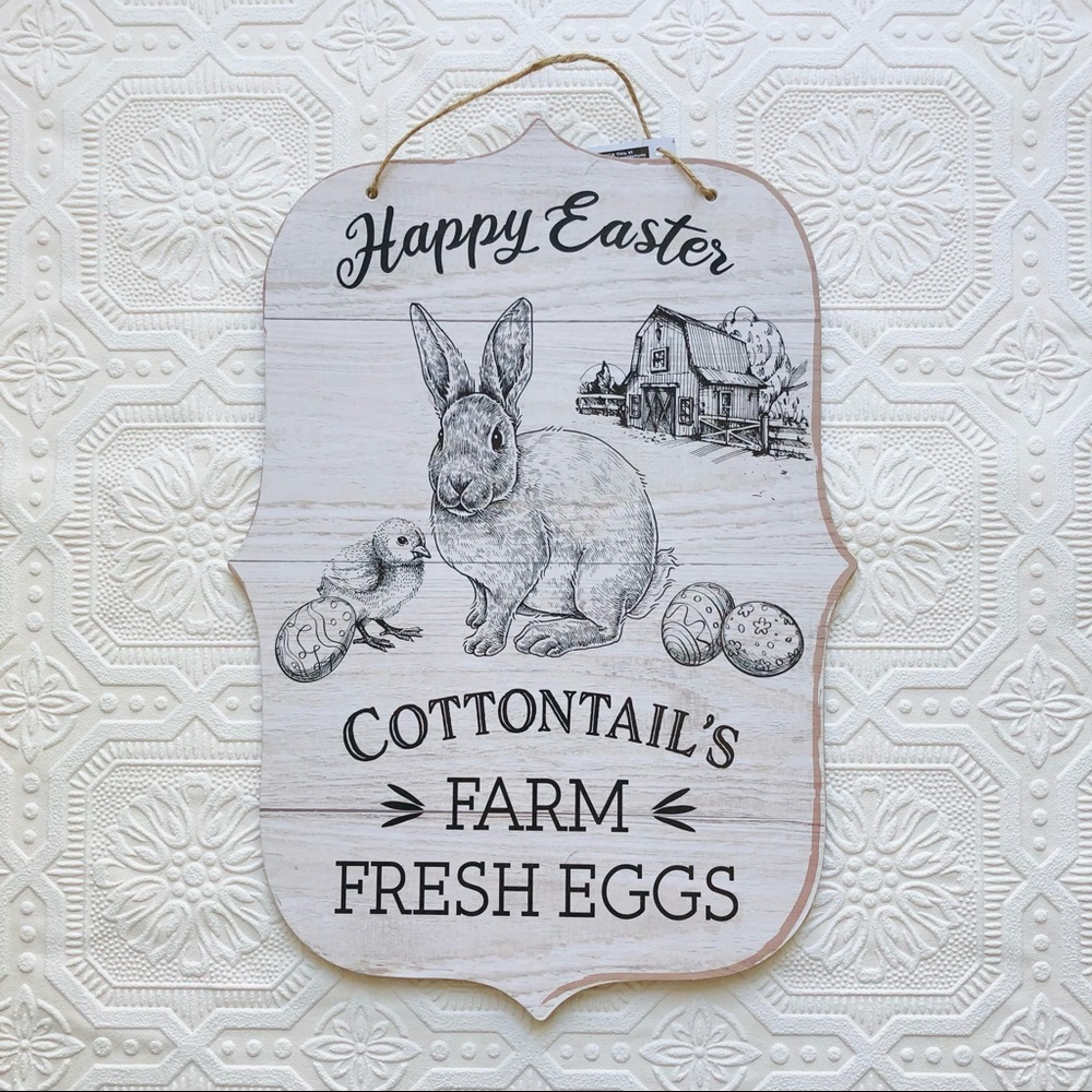 🐇 4/$20 Easter Sale! Happy Easter Wooden Sign